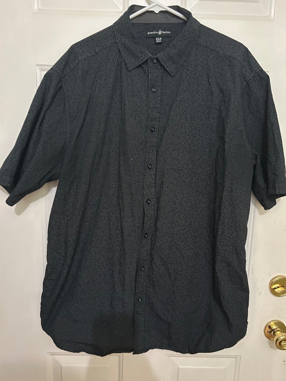 Beverly Hills Polo Club, 3XLB, Dark Blue short sleeve shirt